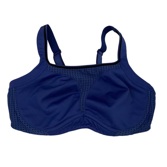 Soma Sport Max Support Underwire Royal Blue Sports Bra - Size 38D - Picture 1 of 5